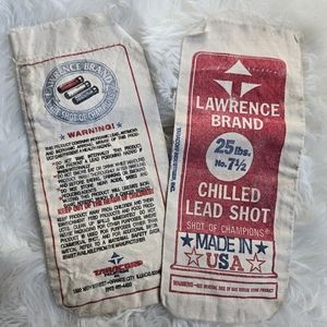 Vintage Canvas Lead Shot Bags - Lawrence Brand
